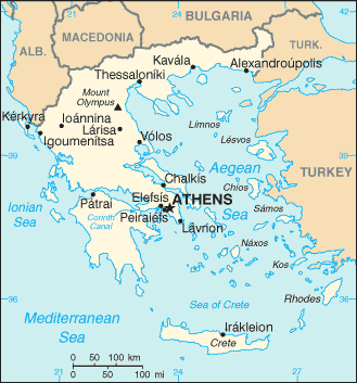 greece map