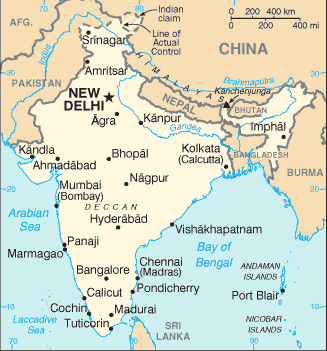 india map