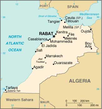 Morocco Map